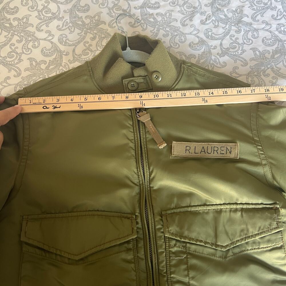 Ralph Lauren Polo 67 Jeans Co. Military Surplus Green Vintage Jacket Men Size S - Picture 10 of 12